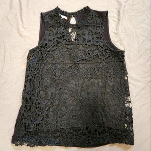 Maurices eyelet neck top